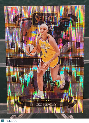 2024 Panini Select WNBA #67 Lexie Brown Silver Flash Prizms