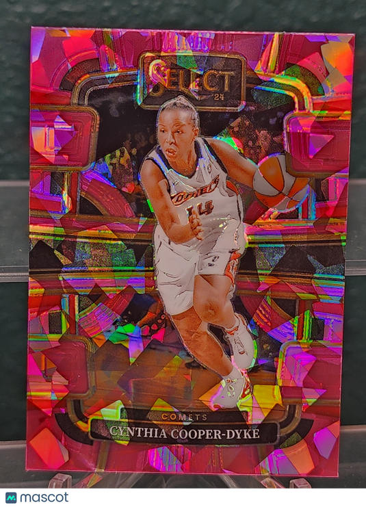 2024 Panini Select WNBA #80 Cynthia Cooper-Dyke Pink Ice Prizms