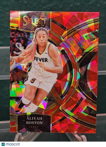 2024 Panini Select WNBA #126 Aliyah Boston Red Ice Prizms