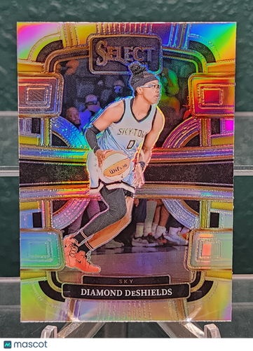 2024 Panini Select WNBA #100 Diamond DeShields Silver Prizms