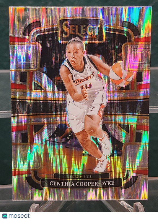 2024 Panini Select WNBA #80 Cynthia Cooper-Dyke Silver Flash Prizms