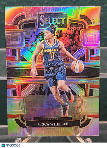 2024 Panini Select WNBA #19 Erica Wheeler Silver Prizms