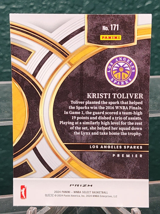 2024 Panini Select WNBA #171 Kristi Toliver Pink Ice Prizms