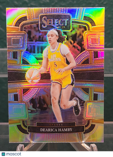 2024 Panini Select WNBA #77 Dearica Hamby Silver Prizms