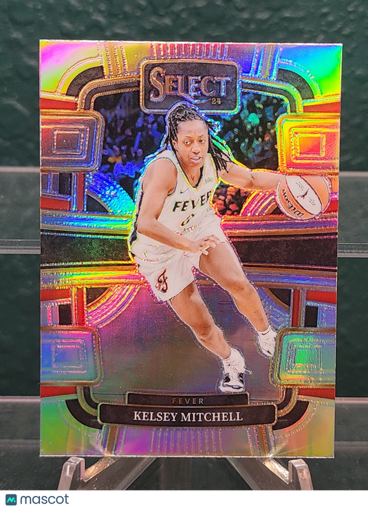 2024 Panini Select WNBA #87 Kelsey Mitchell Silver Prizms