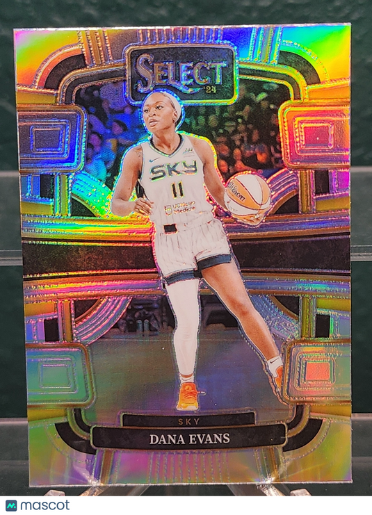 2024 Panini Select WNBA #73 Dana Evans Silver Prizms