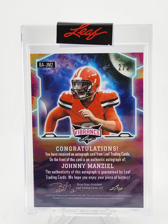 2022 Leaf Vibrance Johnny Manziel