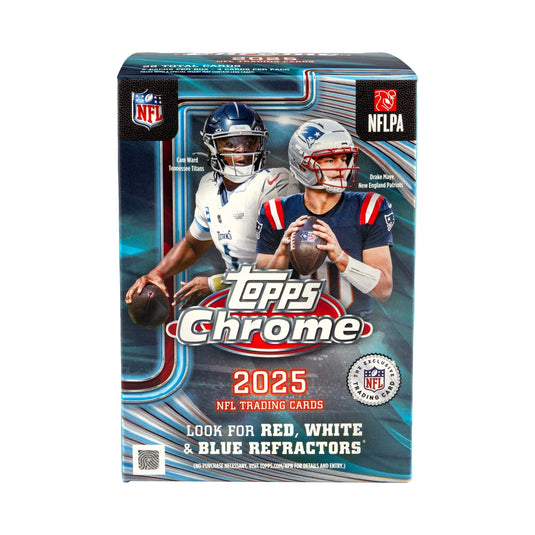 2025 Topps Chrome Football Blaster Box