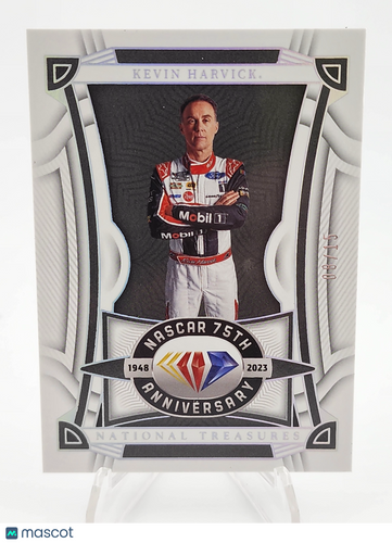 2023 Panini National Treasures #57 Kevin Harvick Holo Silver #/15