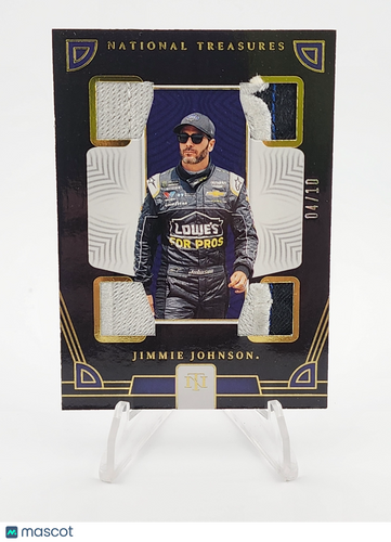 2023 NT #QRU-JJN Jimmie Johnson Quad Race Used Firesuits Prime #/10