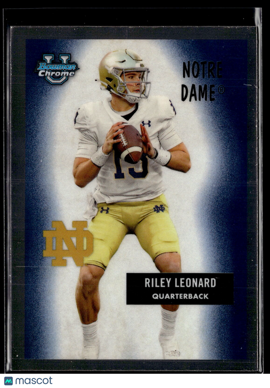 2024 Bowman Chrome University - 1955 Bowman Football #55B-30 Riley Leonard