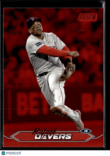 2024 Stadium Club #44 Rafael Devers Red Foil