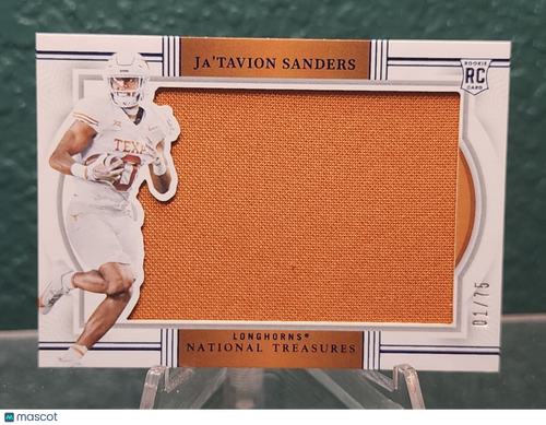 2024 NT Collegiate #RS-JSS Ja'Tavion Sanders Rookie Silhouettes Blue #/75