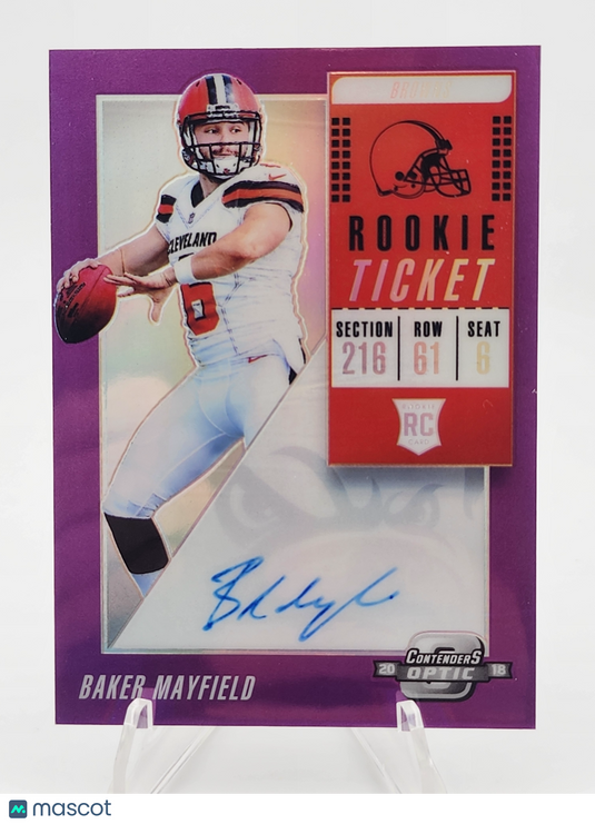 2019 Panini Contenders Optic Prizm Baker Mayfield