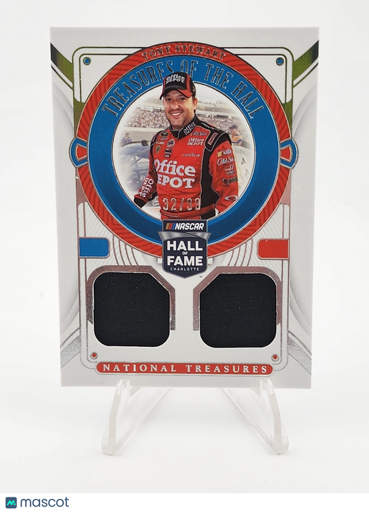 2023 Panini National Treas Tony Stewart Treasures Of The Hall Holo Silver /49