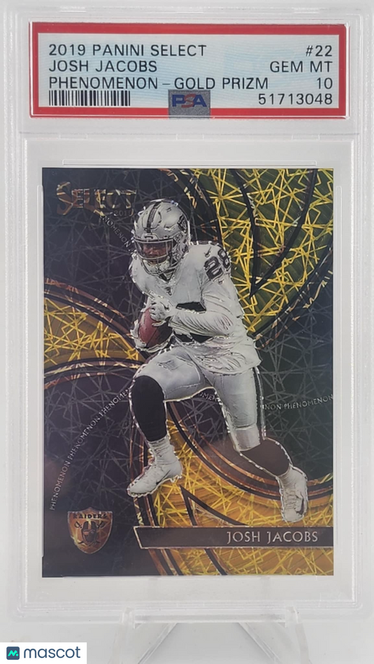 2019 Panini Select Phenomenon Josh Jacobs