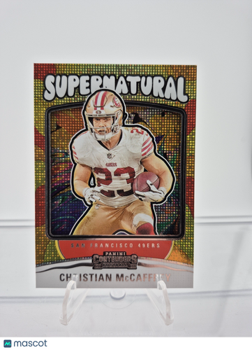 2023 Panini Contenders #6 Christian McCaffrey Supernatural