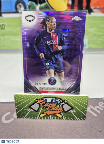 2022-23 Topps Chrome UEFA WCL #9 Marie-Antoinette Katoto Purple  #/299