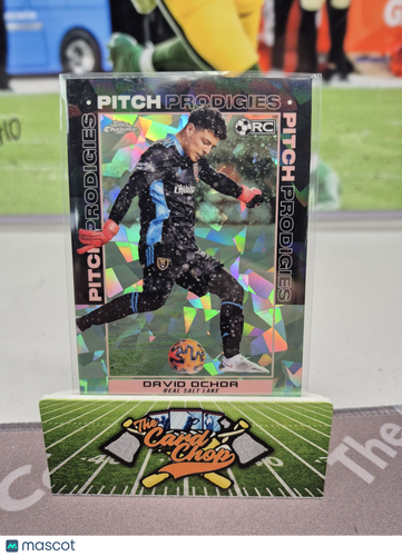 2021 Topps Chrome Sapphire Edition MLS #178 David Ochoa Green Refractor #/75