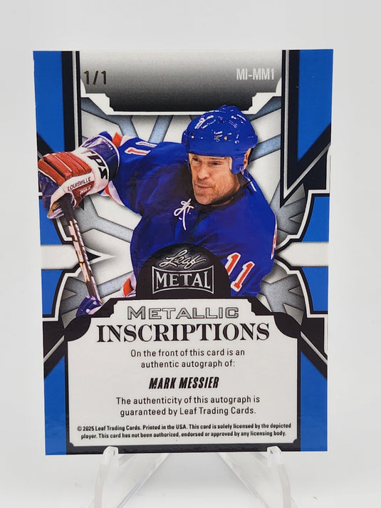 2025 Leaf Metal Mark Messier