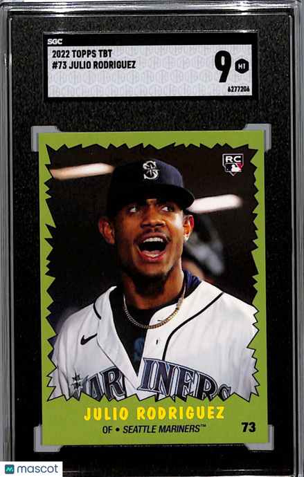 2022 Topps Tbt Julio Rodriguez #73 SGC 9