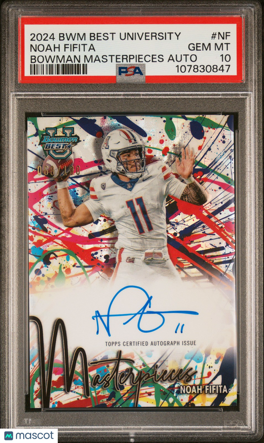 2024 Bowman U Masterpieces Auto
