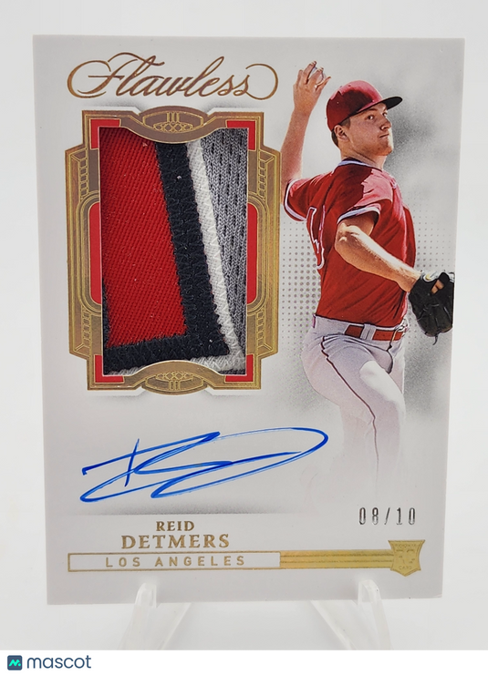 2022 Panini Flawless Reid Detmers #RPA-RD /10 Autograph Patch