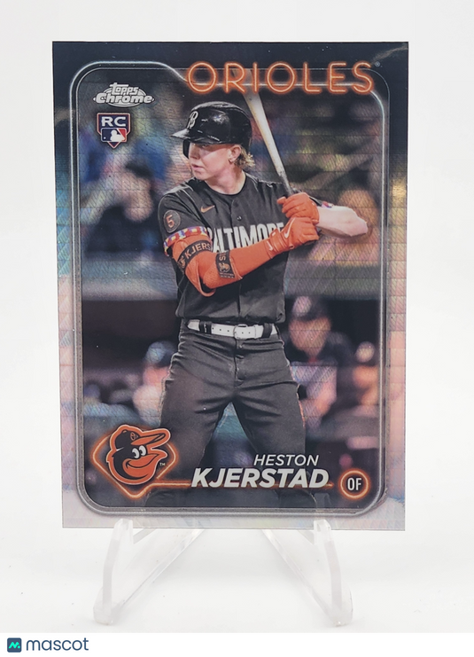 2024 Topps Chrome Heston Kjerstad #142 Hyper RC