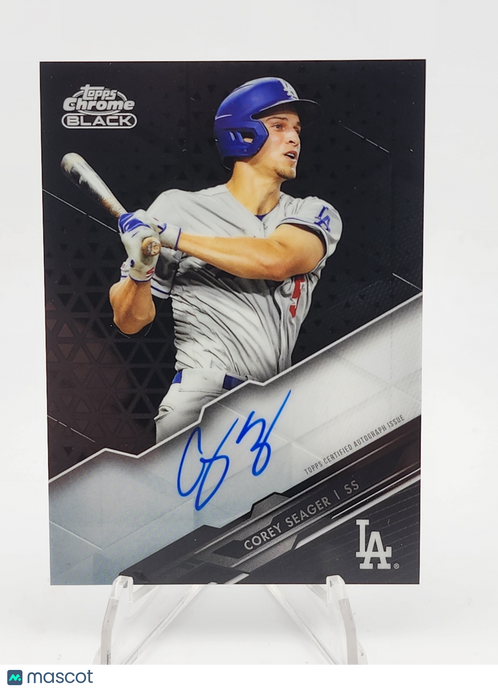 2020 Topps Chrome Black Corey Seager #CBA-CS Autograph