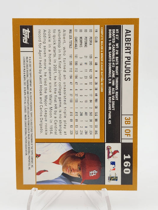 2002 Topps Albert Pujols #160