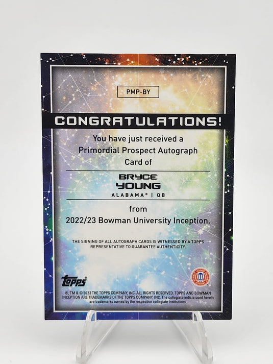 2022/23 Bowman University Inception Bryce Young