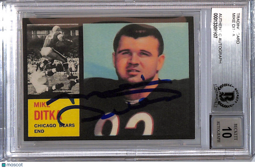 Mike Ditka BGS Authentic BAS Auto 10