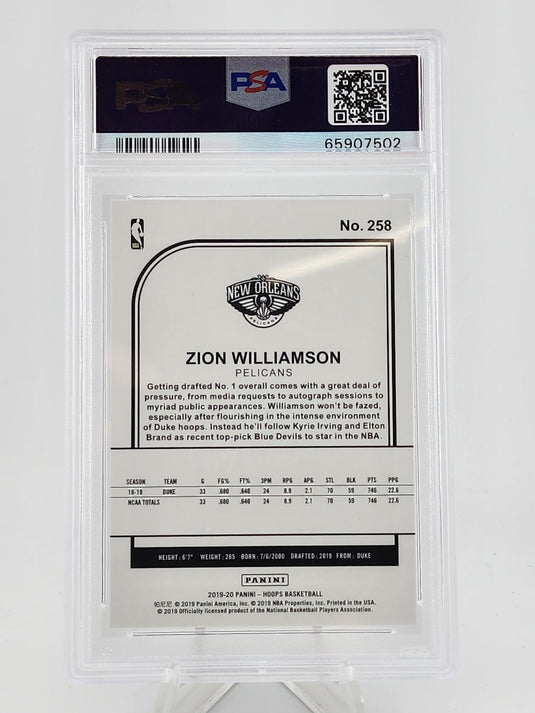 2019 Panini Hoops Zion Williamson