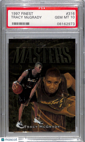 1997 Finest Tracy Mcgrady #316 PSA 10