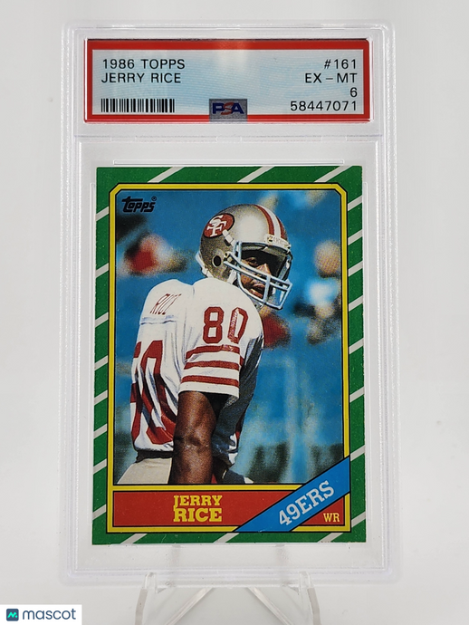 1986 Topps Jerry Rice #161 PSA 6