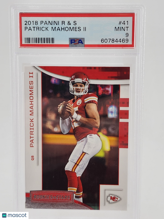 2018 Panini Rookies & Stars Patrick Mahomes II #41 PSA 9