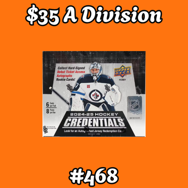 #468 Random Division Hockey Credentials