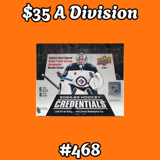 #468 Random Division Hockey Credentials