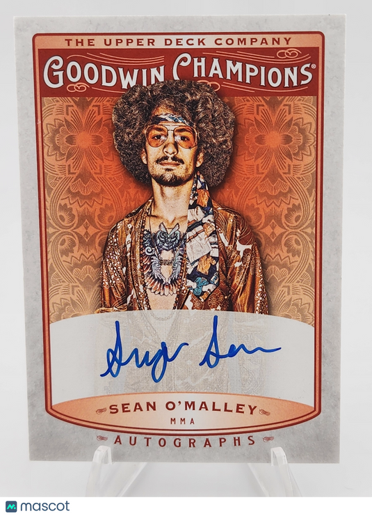 2019 Upper Deck Goodwin Champions Sean O'Malley #A-SO Autograph
