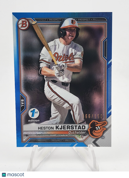 2021 Bowman 1st Edition Heston Kjerstad #BFE-138 /150 1