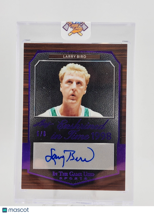 2022 In The Game Used Sports Lenny Wilkens Larry Bird