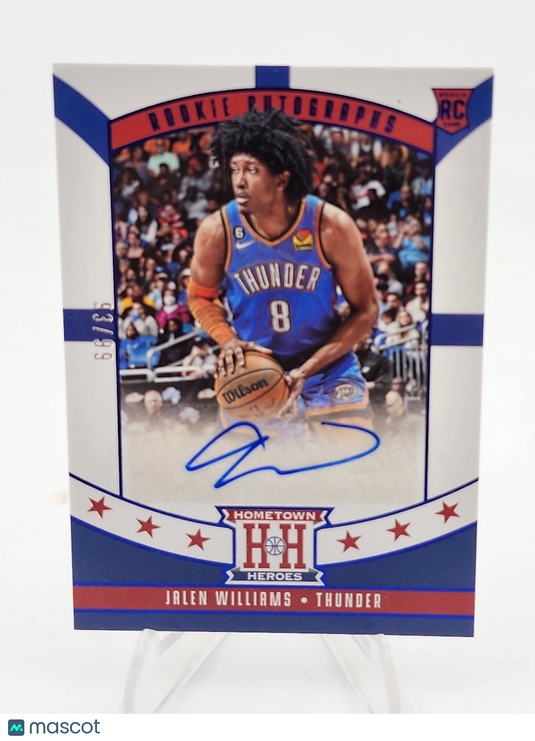 2022-23 Chronicles Hometown Heroes Rookie Auto Jalen Williams #HHR-JWT /99 RC