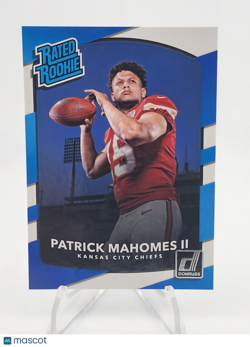 2017 Donruss Rated Rookie Patrick Mahomes II #327