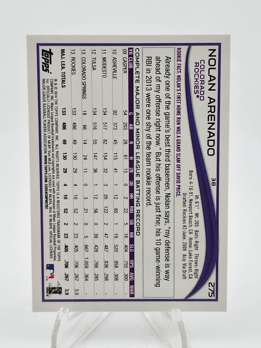 2014 Topps Nolan Arenado #275