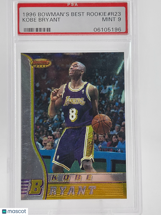 1996 Bowman's Best Rookie Kobe Bryant #R23 PSA 9