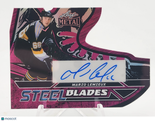 2025 Leaf Metal Steel Blades Mario Lemieux