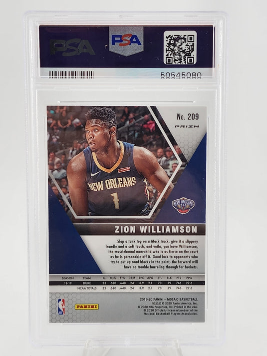 2019 Panini Mosaic Zion Williamson