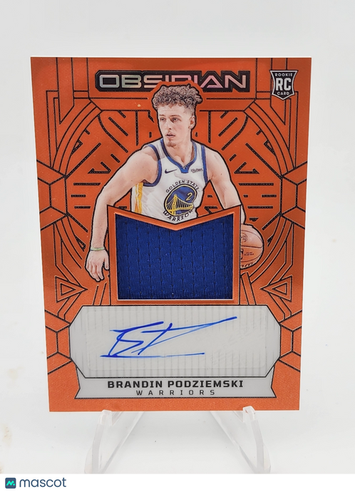2024 2023-24 Panini Obsidian Brandin Podziemski #223 /75 RC Patch