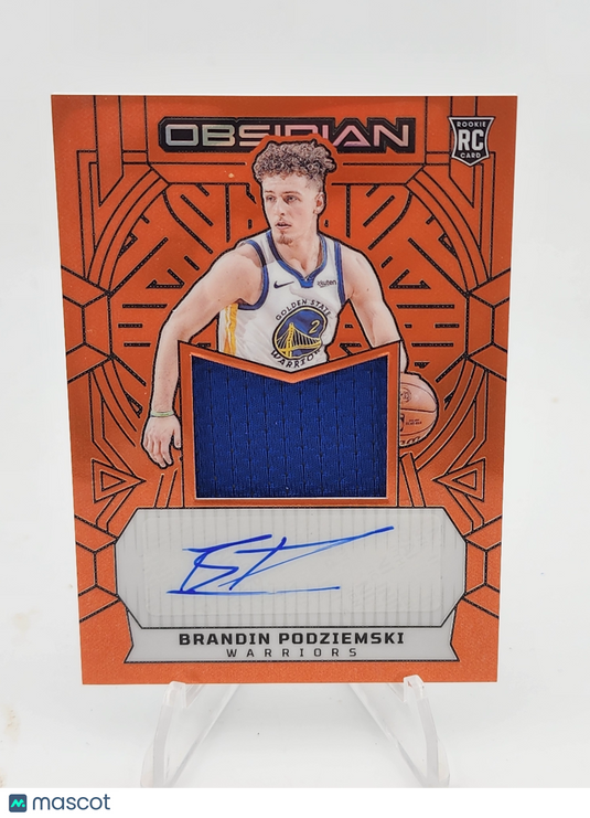 2024 2023-24 Panini Obsidian Brandin Podziemski #223 /75 RC Patch