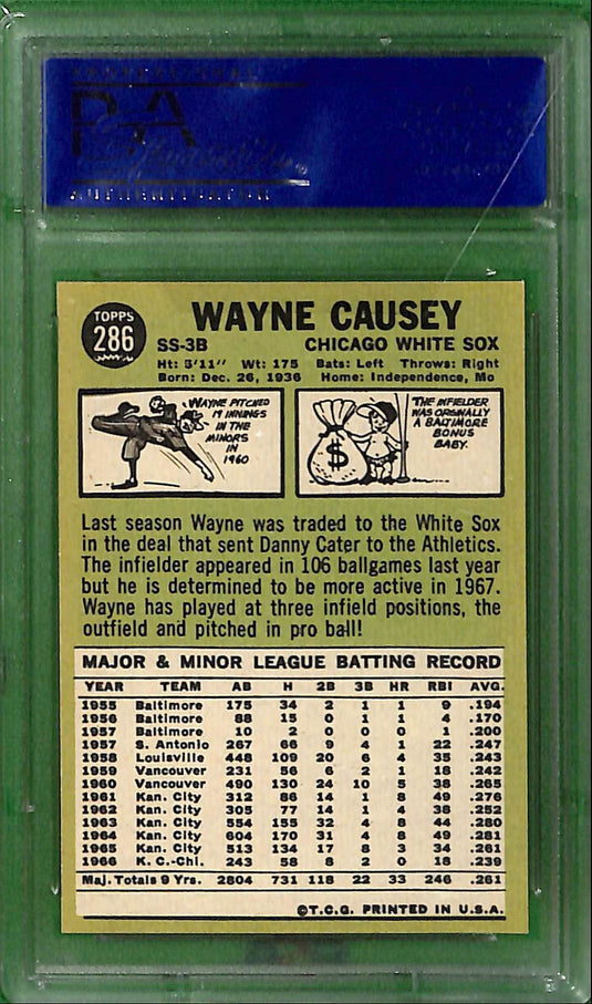 1967 Topps Wayne Causey
